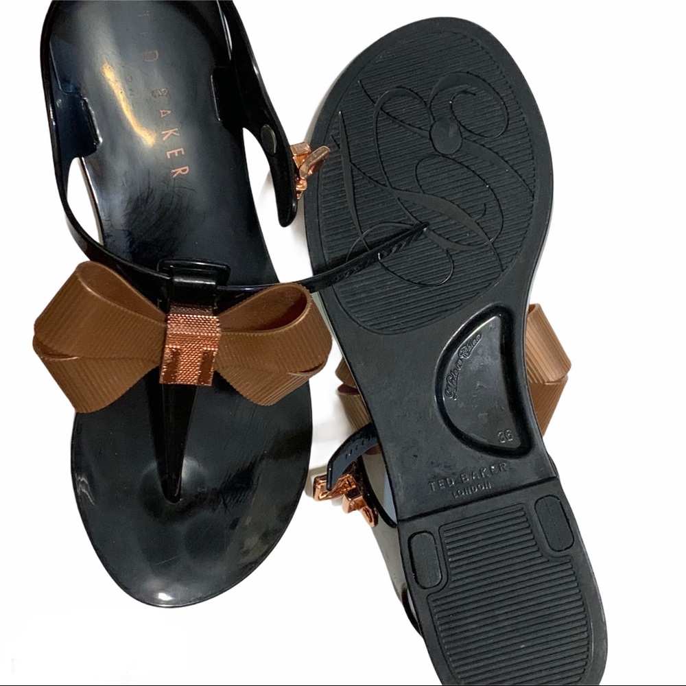 TED BAKER LONDON TEIYA BOW DETAIL JELLY SANDAL - Picture 6 of 6